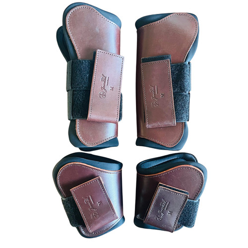 Horse tendon boots - horse, front